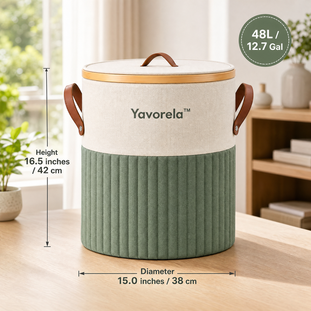 Yavorela™ Collapsible Fabric Laundry Hamper