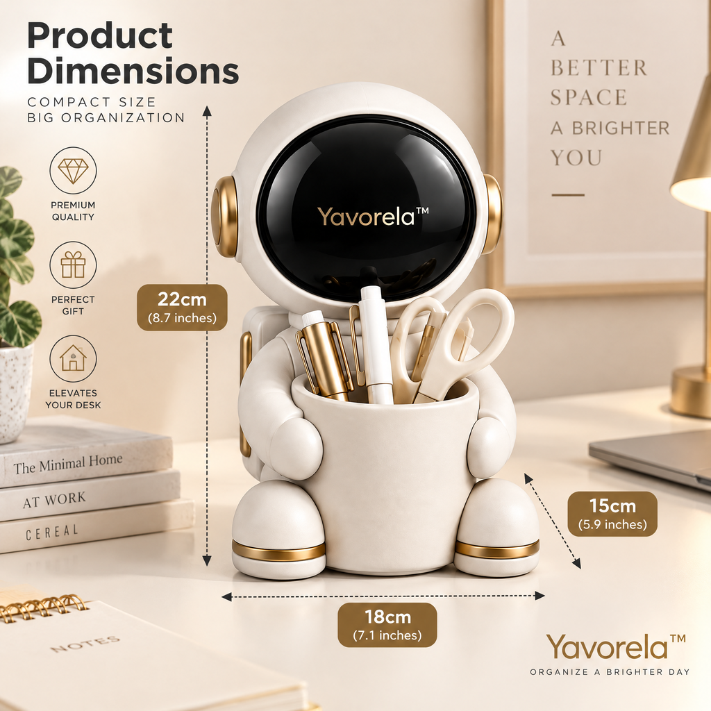Yavorela™ Orbit Astronaut Desk Organizer