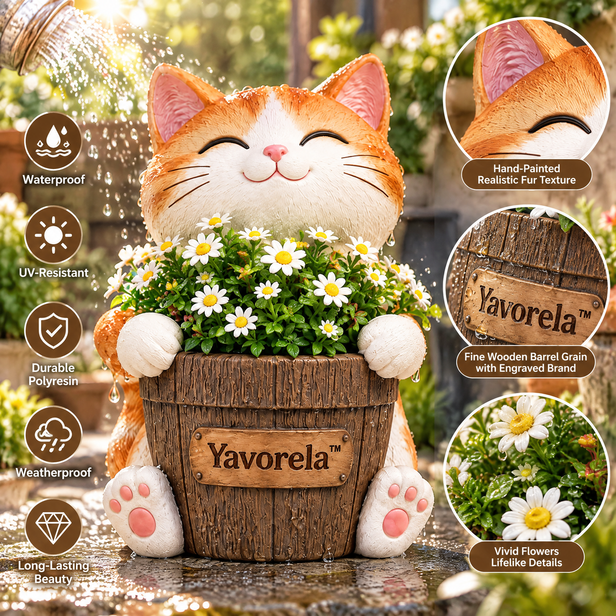 Yavorela™ Sunny Cat Blossom Planter