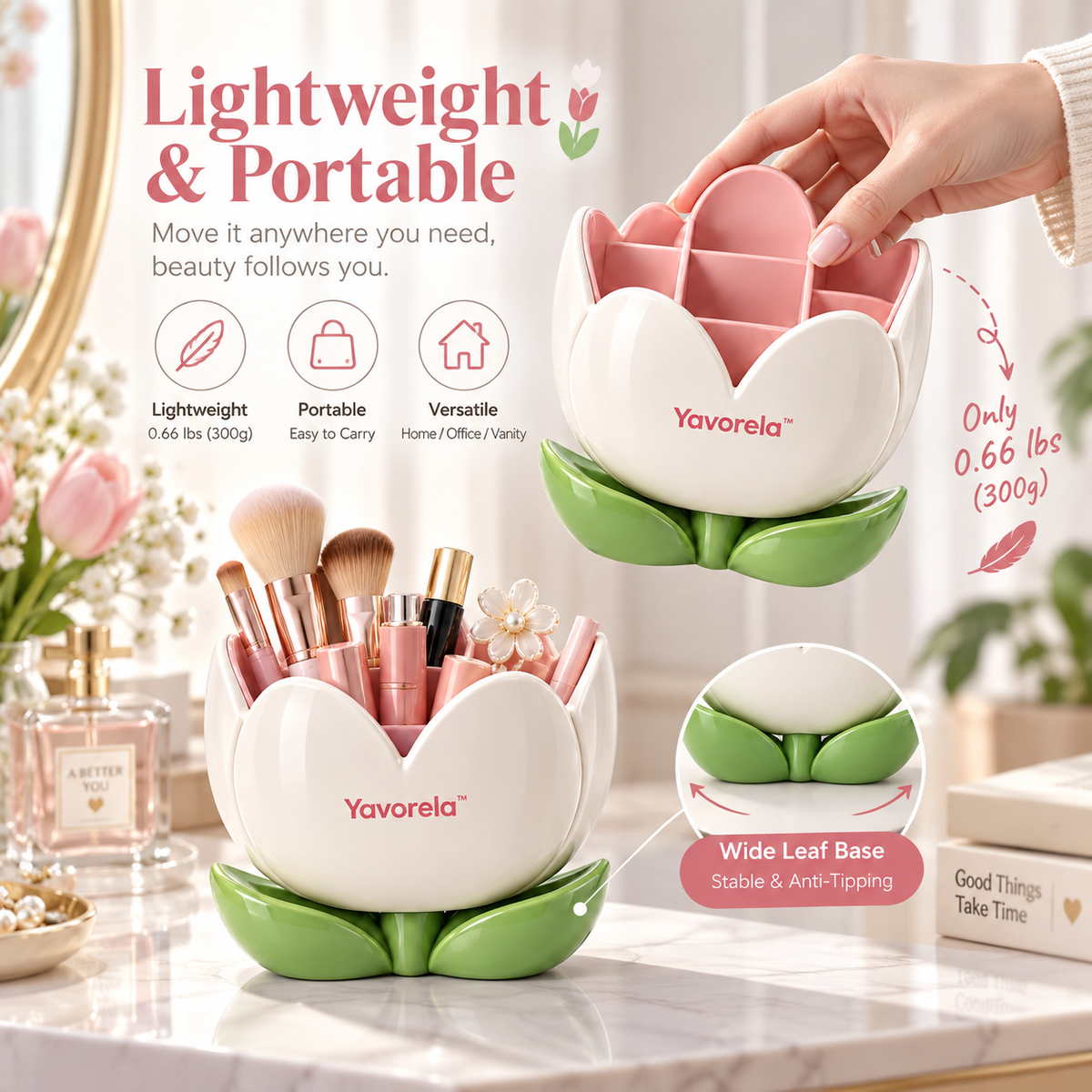 Yavorela™ Bloom Tulip Desktop Organizer