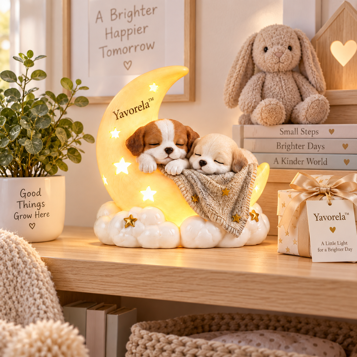 Yavorela™ Moonlight Puppy Accent Lamp