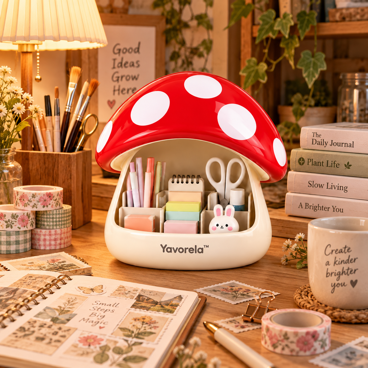Yavorela™ Mushroom Desktop Organizer